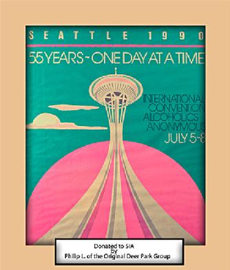 Seattle 1990 A. A. Convetion Poster